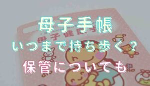 母子手帳 持ち歩く 妊娠中